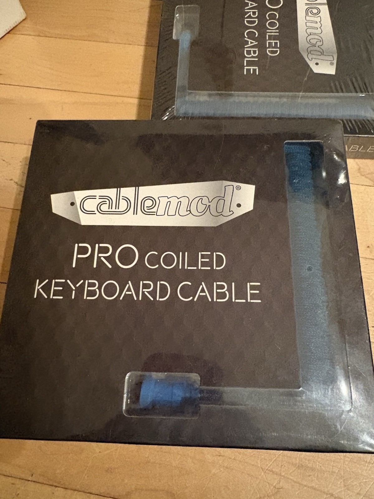 CableMod Pro Coiled Keyboard Cable, USB A to USB Type C 150cm Mesh