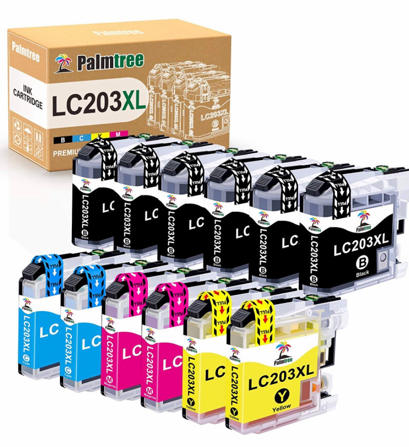 Palm tree ink cartridge LC203XL compatible with select Brother printers