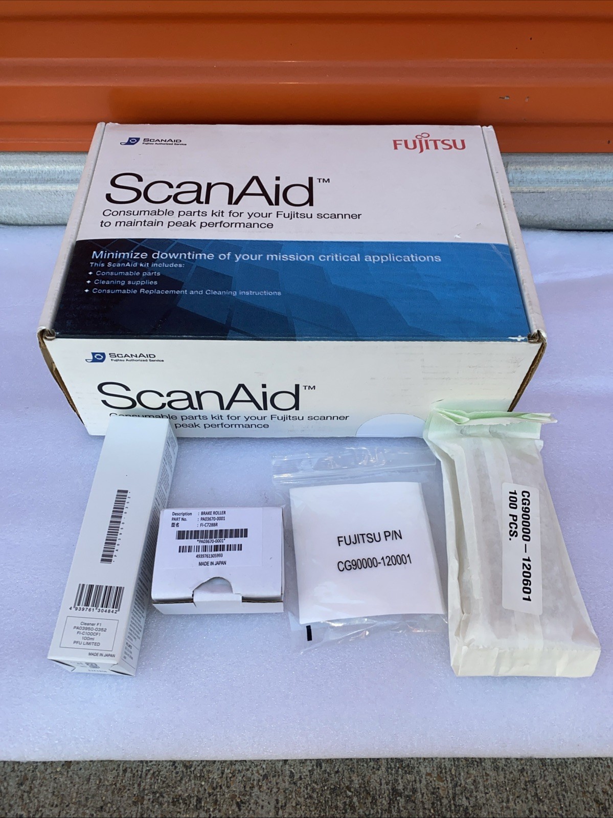 Fujitsu Ricoh CG01000-280401 ScanAid Kit fi-7160 fi-7260 fi-7140 NEW (5 Avail)