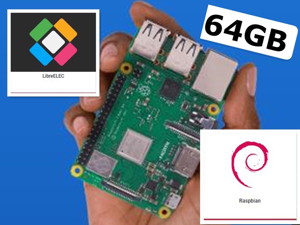 64 Gb micro SD For Raspberry Pi 4 / 3B+ / 3A+ /3B With NOOBS v3.5 (Ready To Use)
