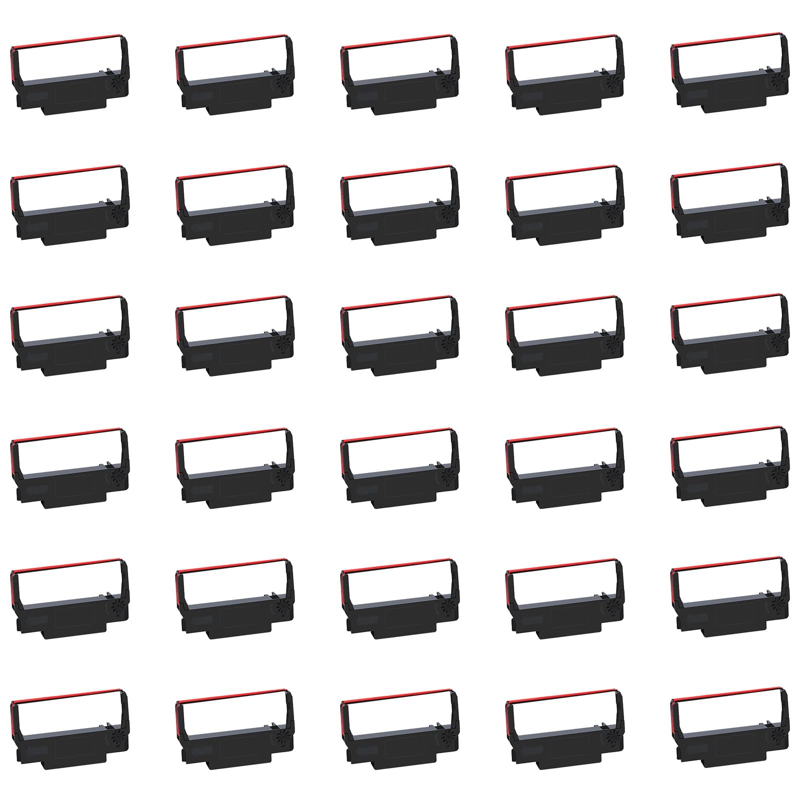 Replacment for ERC30 ERC-30 ERC 30 34 38 Black and Red Ribbon 30 Pack