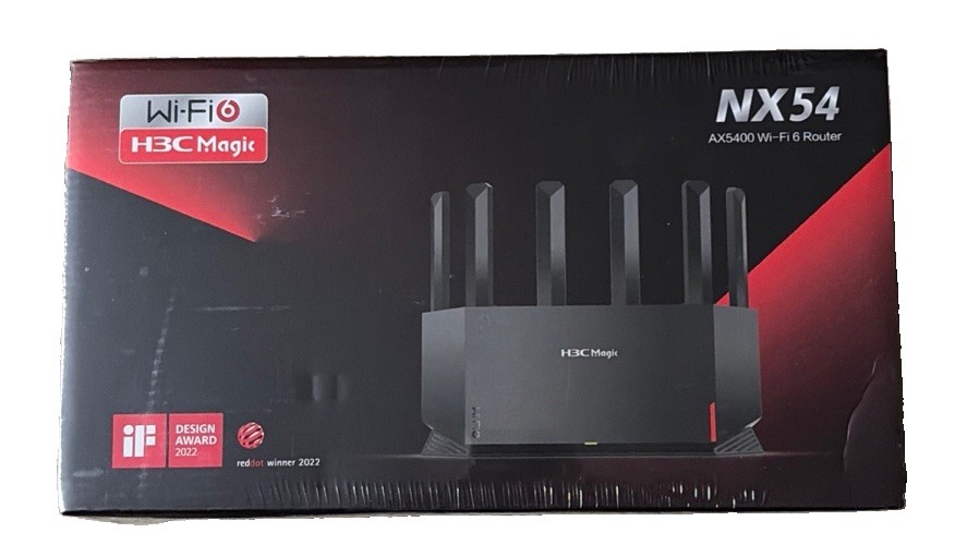 AX5400 WiFi 6 Router H3C Wireless InternetNX54 High Speed Gaming Router - NEW