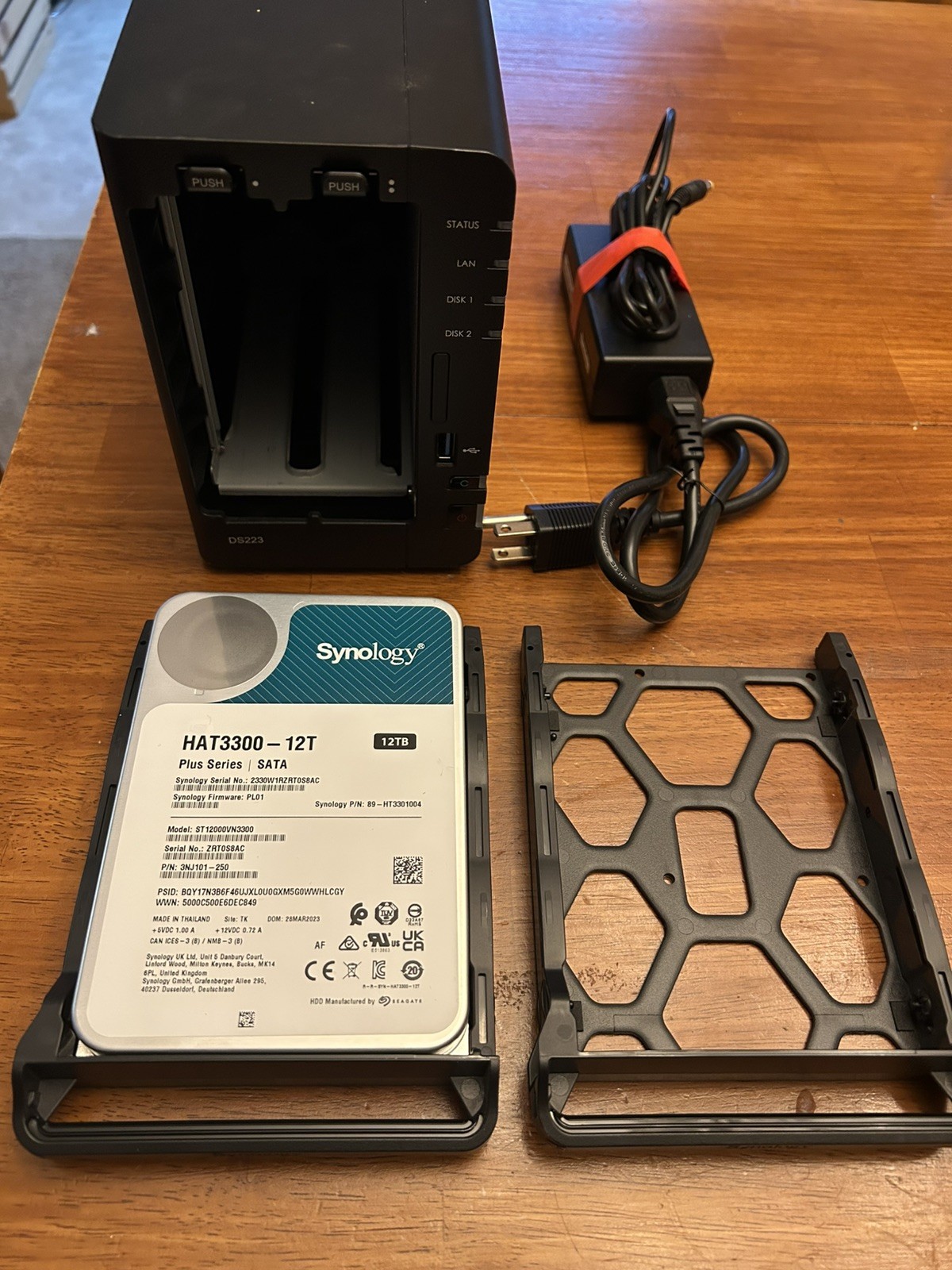 Synology DiskStation DS223 2-Bay NAS Network Attached Storage Enclosure