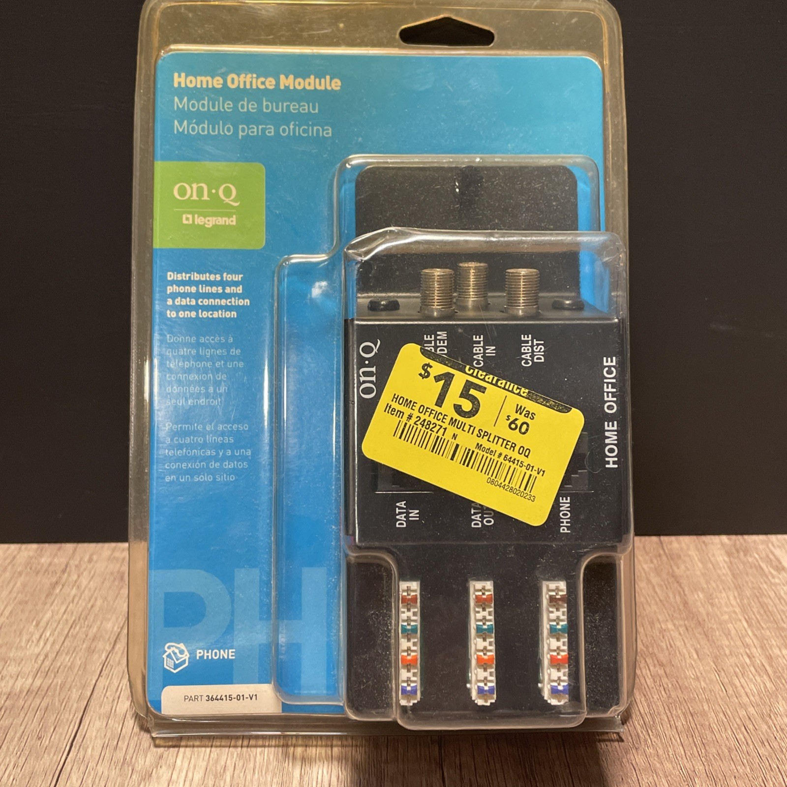 Legrand On-Q 364415-01-V1 Home Office Multi Splitter Module SEALED NOS