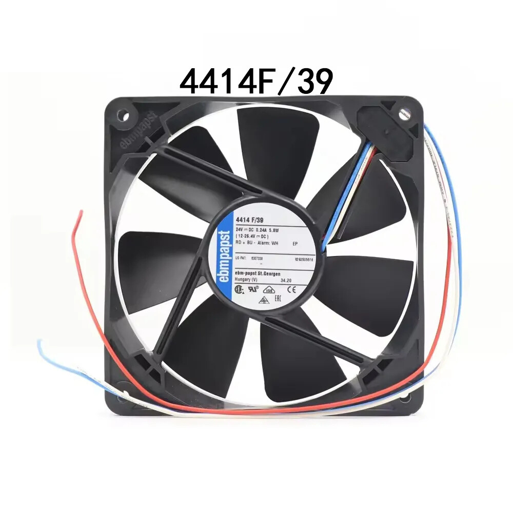 New Ebmpaps Axial flow fan 24V 5.8W 4414F/39 120*120*25mm Expedited Shipping