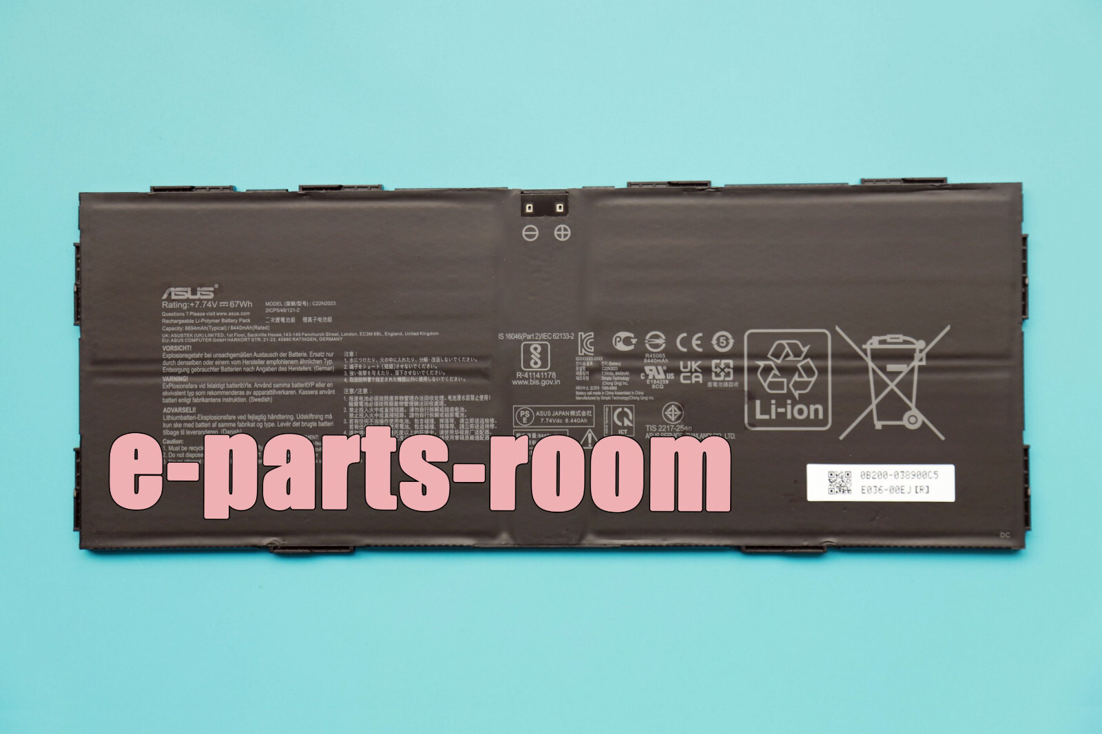Genuine C22N2023 Battery For ASUS Chromebook CX1700 CXB170 CXB170CKA-212.BCLN6