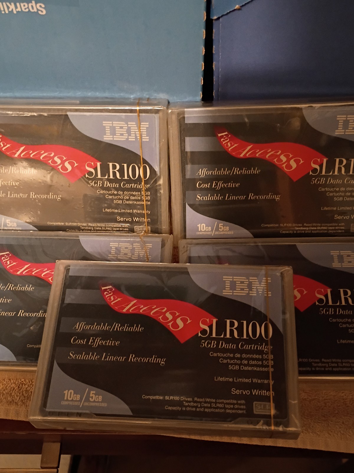 IBM SLR100 Data Cartridges 5/10GB New Lot of 5 P35L0661 