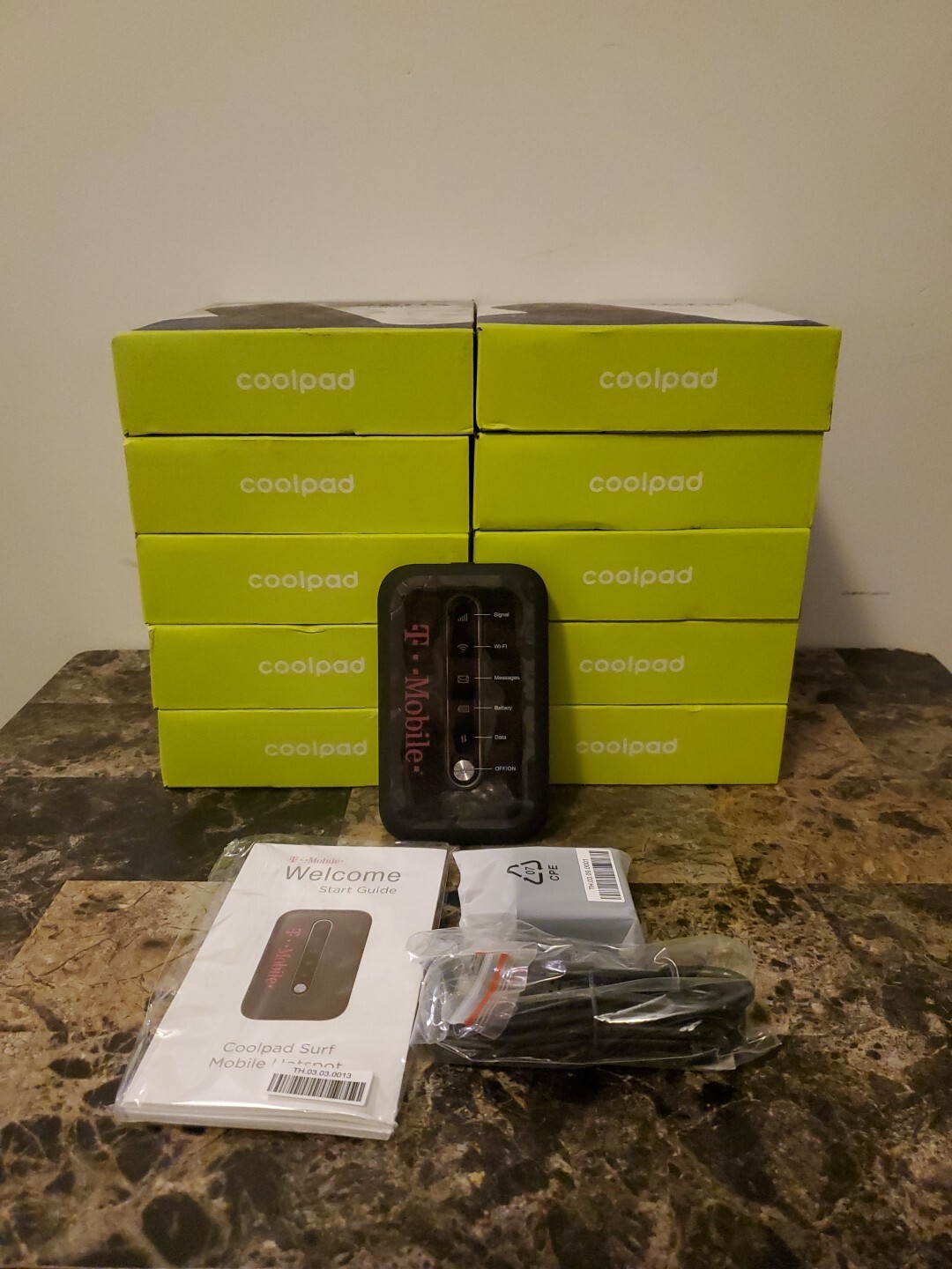 *LOT OF 10 BRAND NEW* T-MOBILE Coolpad Surf CP332A WiFi HotSpot Modem 4G LTE