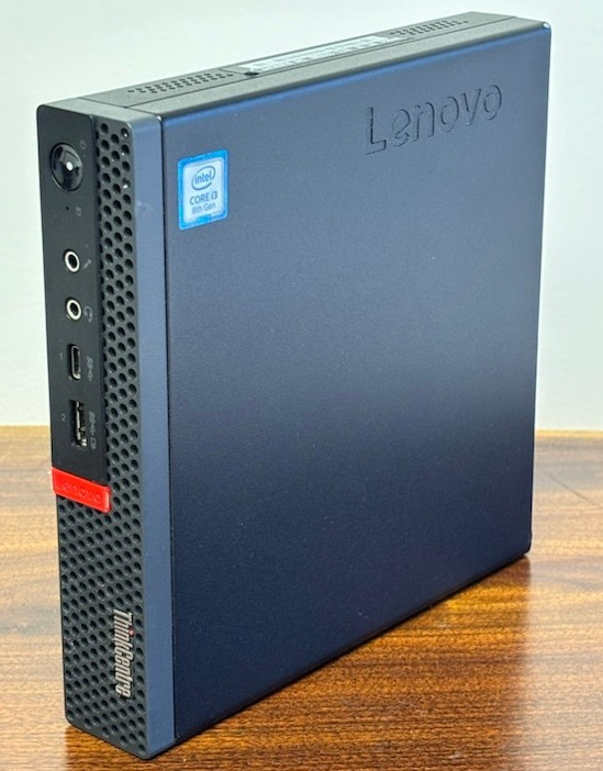Lenovo ThinkCentre M720q Intel i3-8100T 3.1GHz 8GB RAM 256GB SSD Fifi Win11 Pro