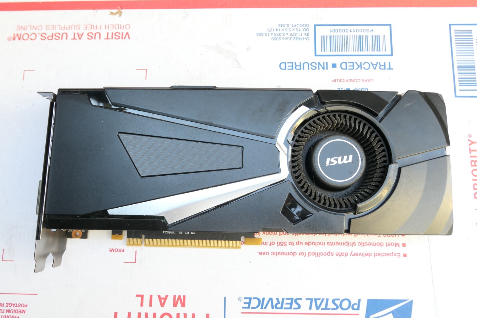 MSI NVIDIA GeForce GTX 1070 Aero OC 8GB GDDR5 PCIe 3.0 x16 GPU Card - TESTED