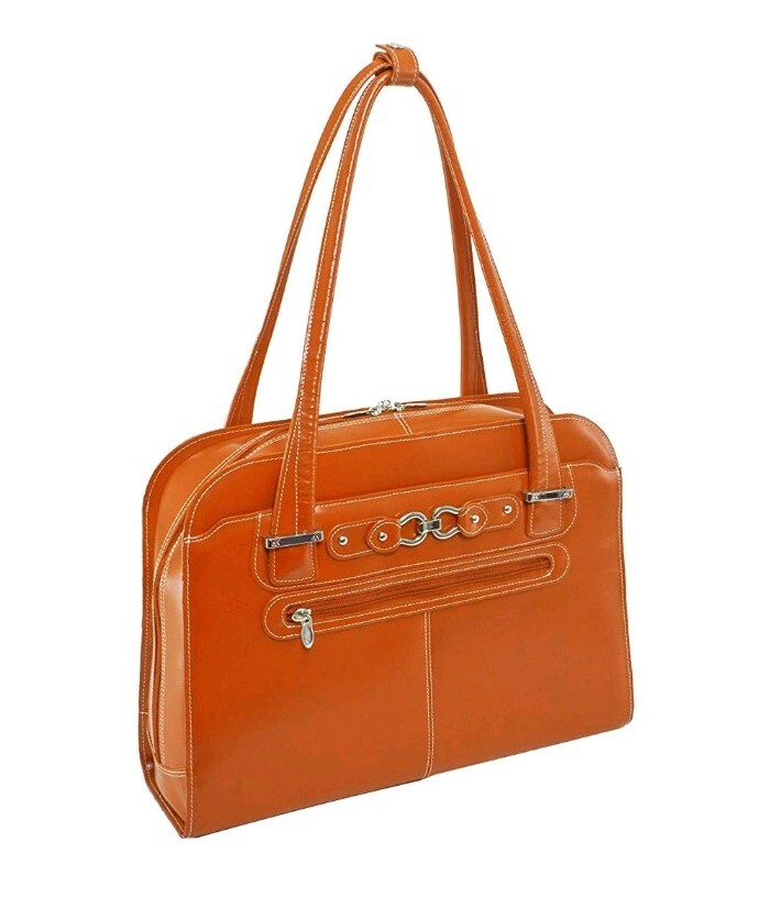 McKlein, W Series, Oak Grove, Top Grain Cowhide Leather, 15" Leather - Orange