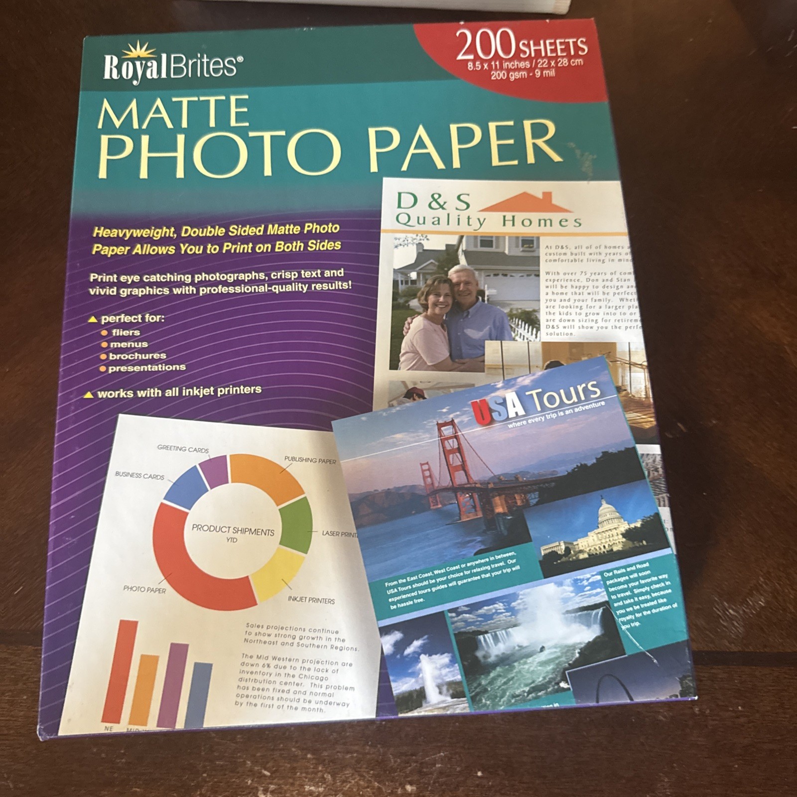 Royal Brites Matte Photo Paper 200 Sheets