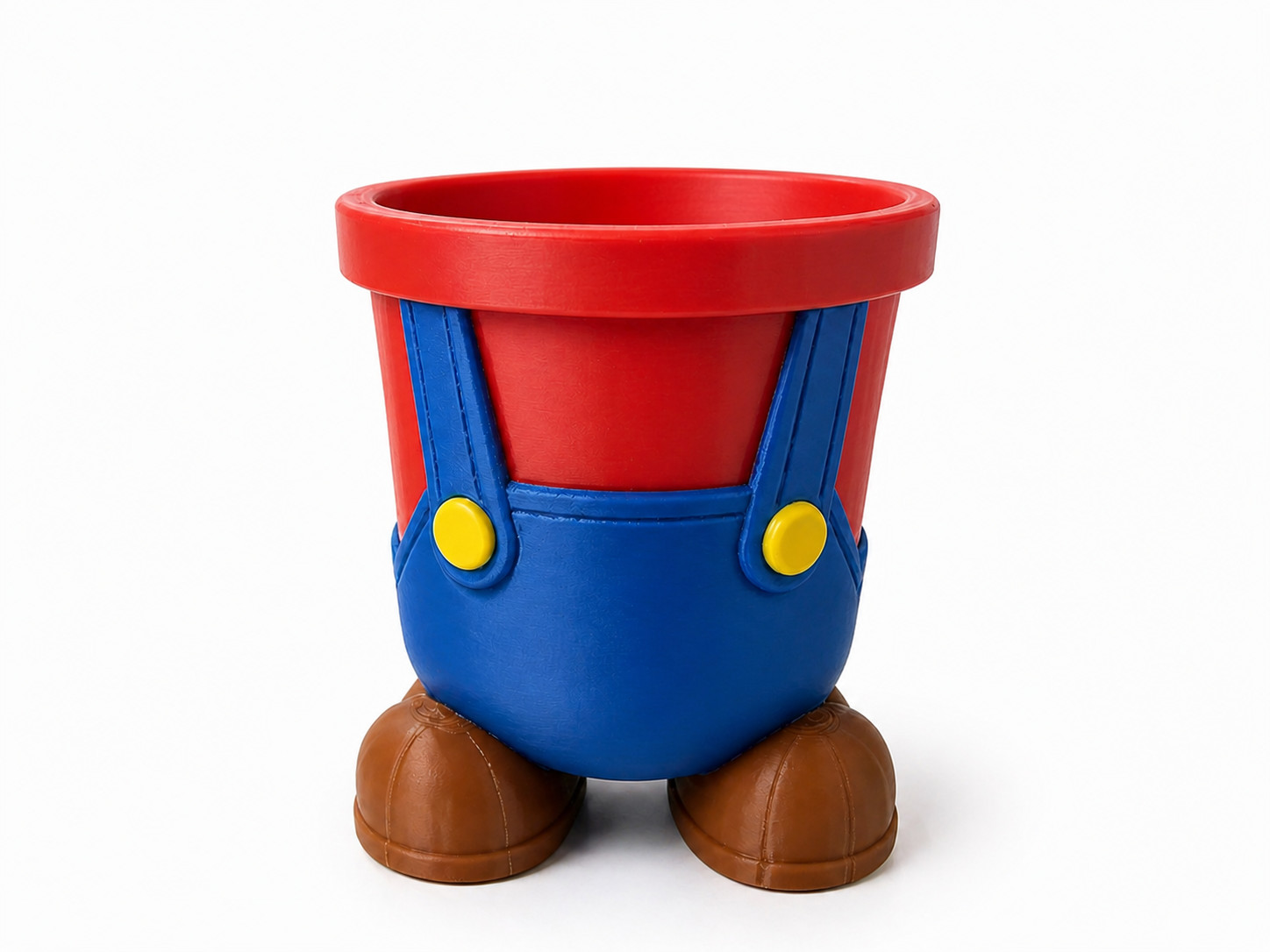 SUPER MARIO Planter / Pen Holder – Multi-Use Desk Organizer