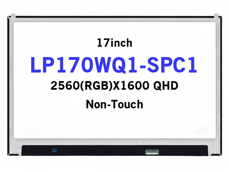 Brand New 17in LCD Screen LP170WQ1-SPC1 WQXGA 2560X1600 QHD IPS 40Pins LCD Panel