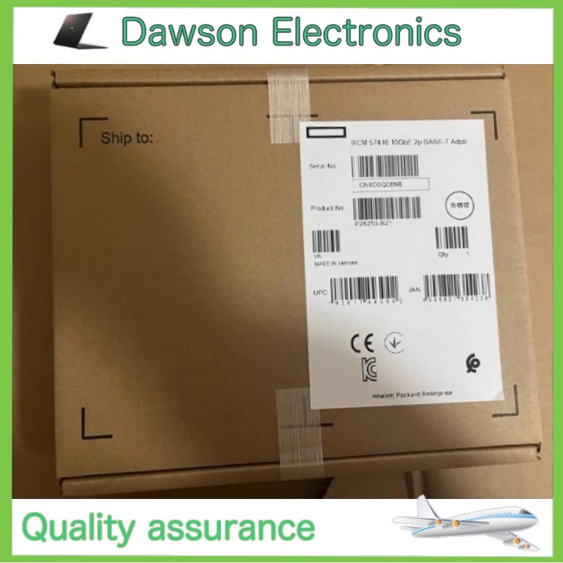 New HPE P26253-B21 Broadcom BCM57416 Ethernet 10Gb 2-port BASE-T Adapter