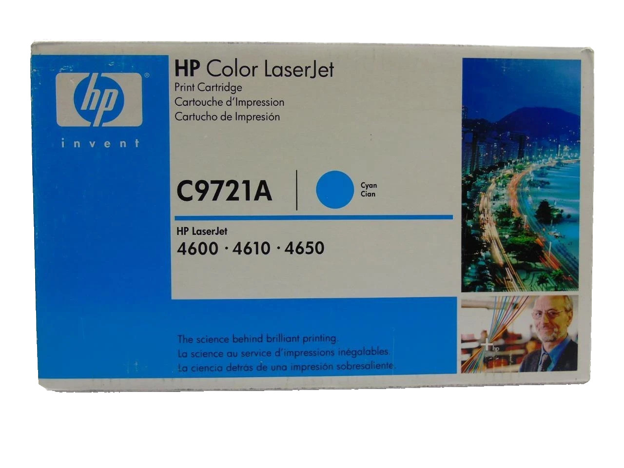 HP C9721A 641a CYAN NEW Genuine Toner Cartridge NEW SEALED