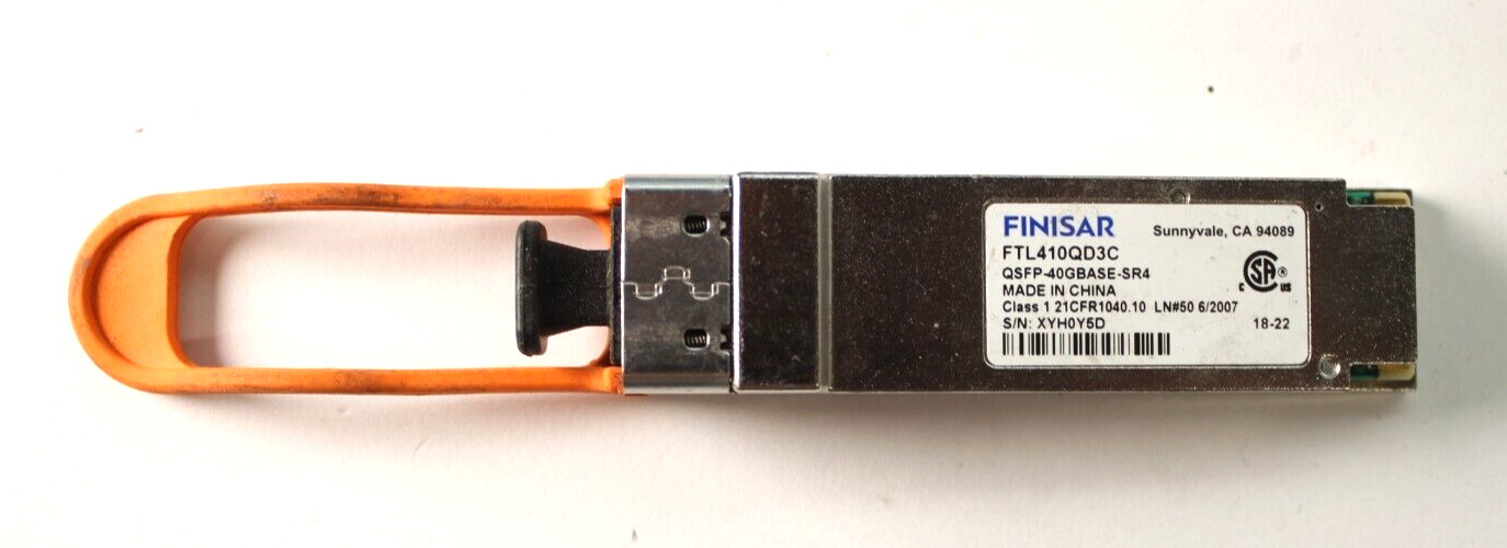 Finisar FTL410QD3C QSFP-40GBase-SR4 LN#50 QSFP Optical Transceiver