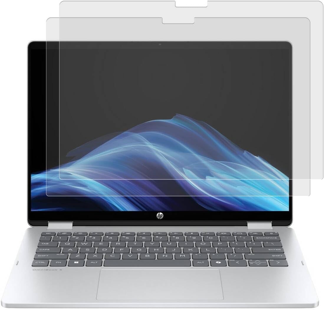 2 Pack Screen Protector for HP OmniBook 5 Flip 2-in-1 14-fp Series Anti Glare
