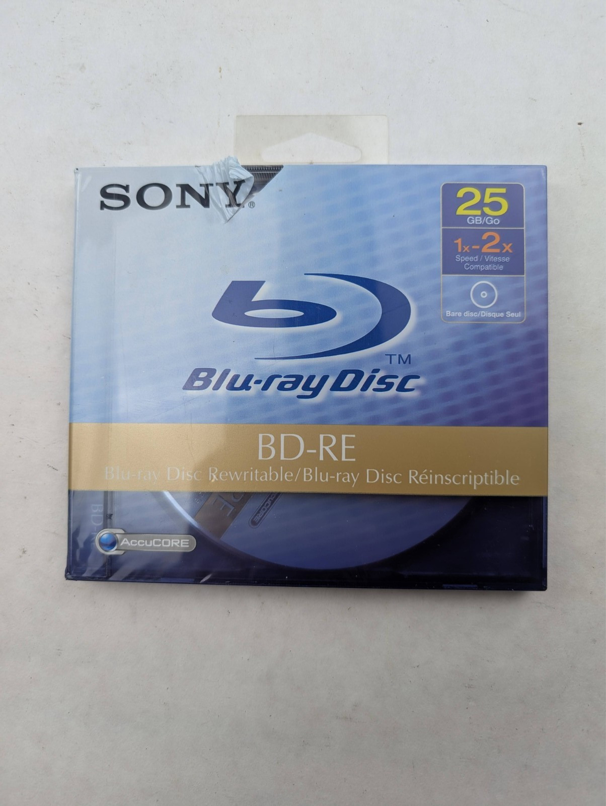 Sony Full HD 1080 Recordable Rewritable Blu-ray  BD-RE 25GB 1-2X