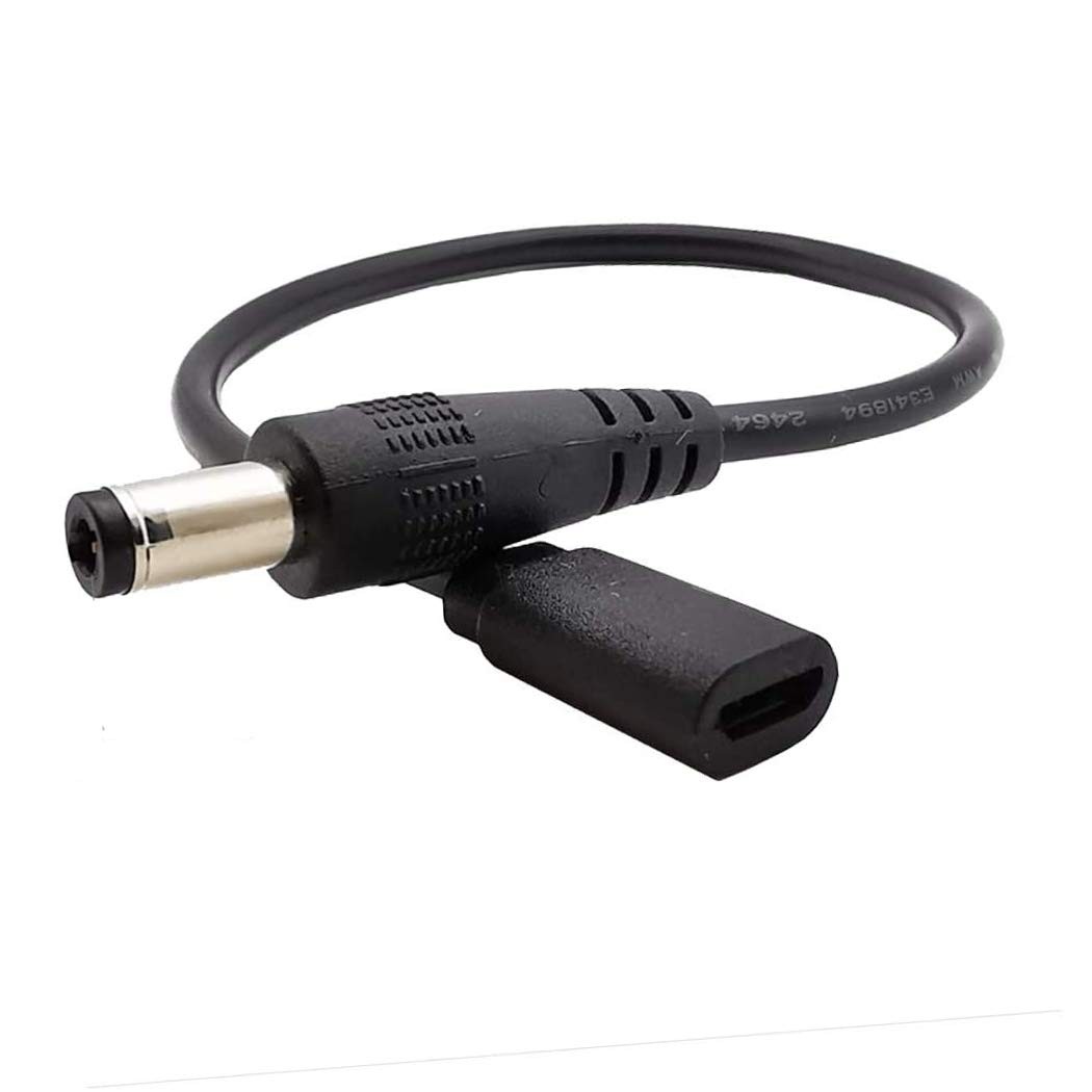 8inch Dc 5.5mm X 2.5mm Male To Micro Usb 5pin Female Dc Power Supply Extension A