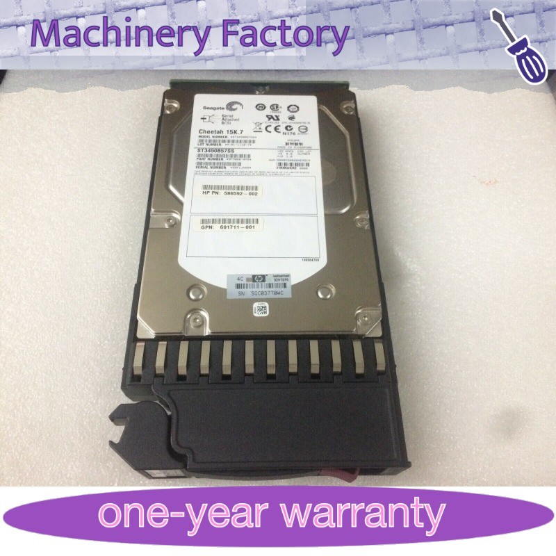 1PCS New FOR FIT HP 450GB AP859A 601776-001 P2000 MSA2000 3.5" 15K SAS FC 6G G3