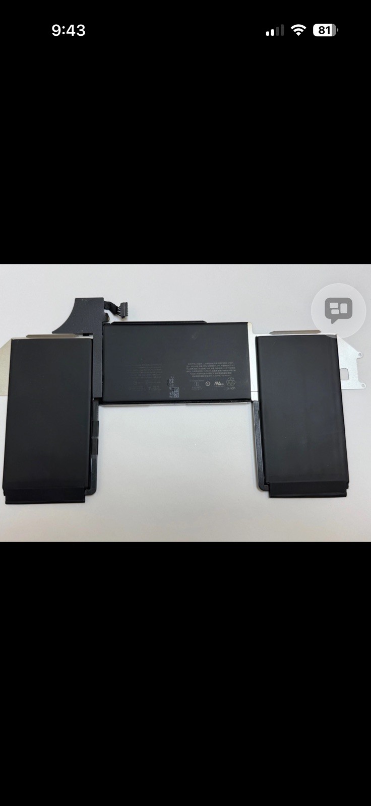 USED Original Genuin Battery A1965 for Macbook Air A1932 2018 2019 A2179 2020