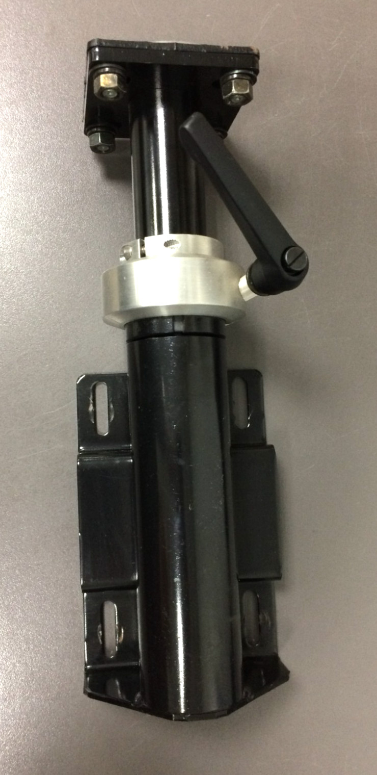 HAVIS  Telescoping Pole, Side Mount, Aluminum Clamp Collar