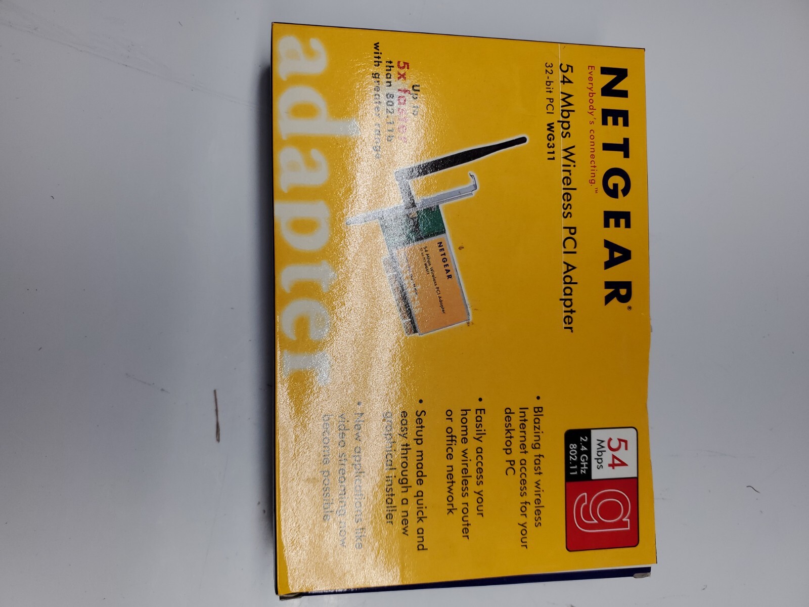 NetGear 54 Mbps Wireless PCI Adapter WG311