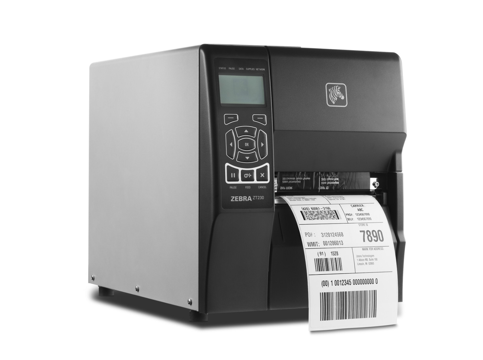 Zebra ZT23042-D01000FZ ZT230 Industrial Direct Thermal 203 DPI USB Label Printer