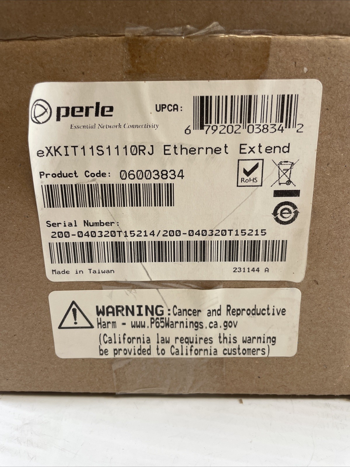 Perle eX-KIT11-S110-RJ Extender Kit - 1 Pair of eX-1S110-RJ Ethernet Extenders