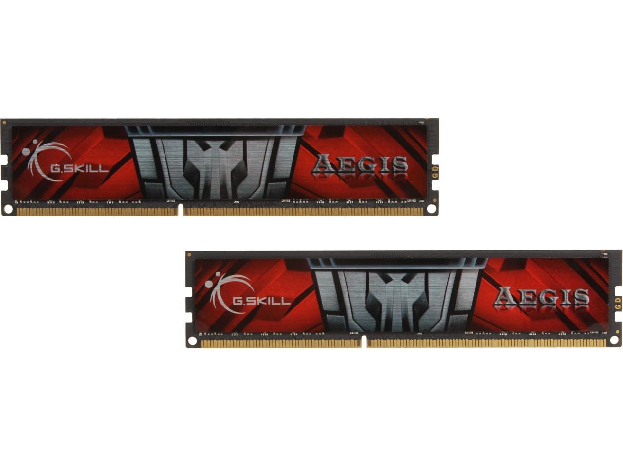 G.SKILL Aegis 16GB (2 x 8GB) DDR3 1600 (PC3 12800) Desktop Memory Model