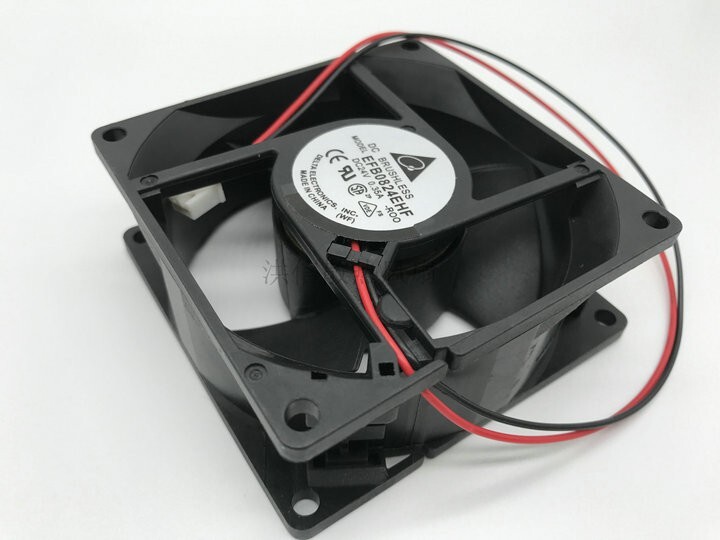 1x for CT inverter cooling fan 2pin EFB0824EHF 8032 24V 0.35A