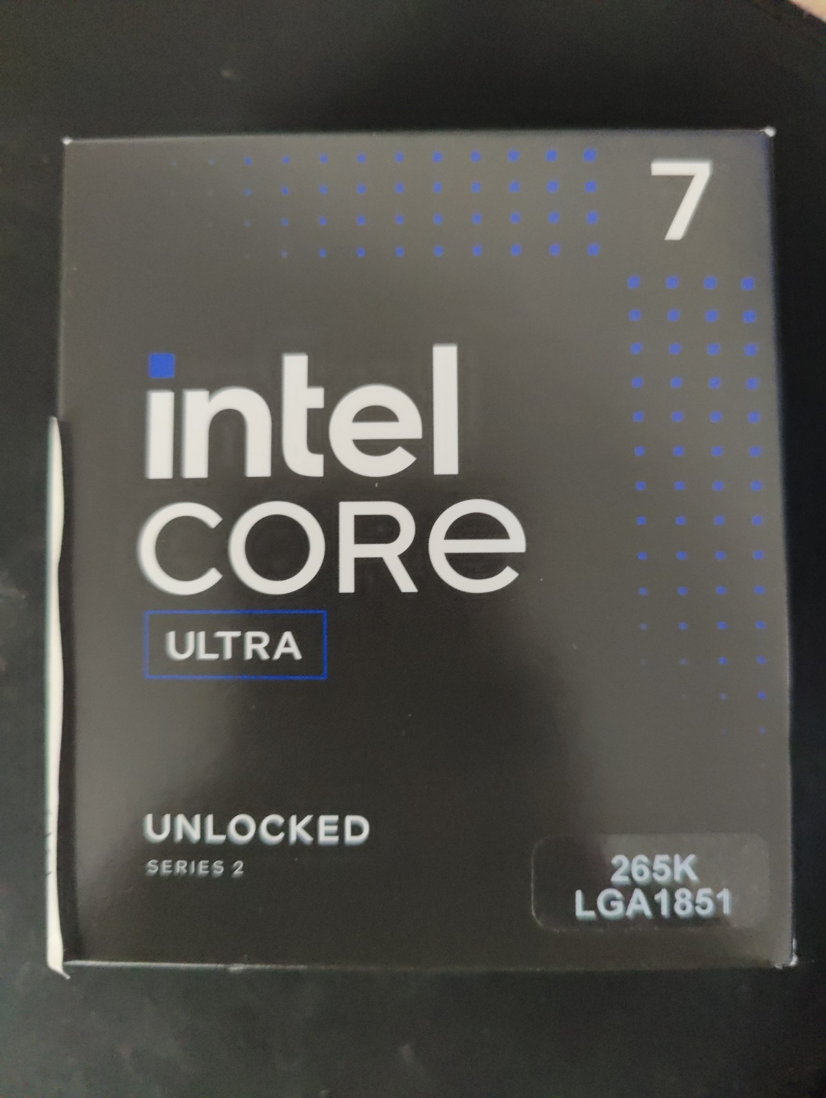 Intel Core Ultra 7 265K LGA1851 CPU Arrow Lake 20-Core 5.5GHz