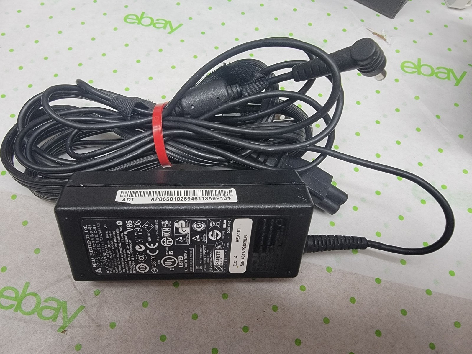Delta Electronics AC DC Adapter Model ADP-65JH DB Laptop Charger 19V 3.42A
