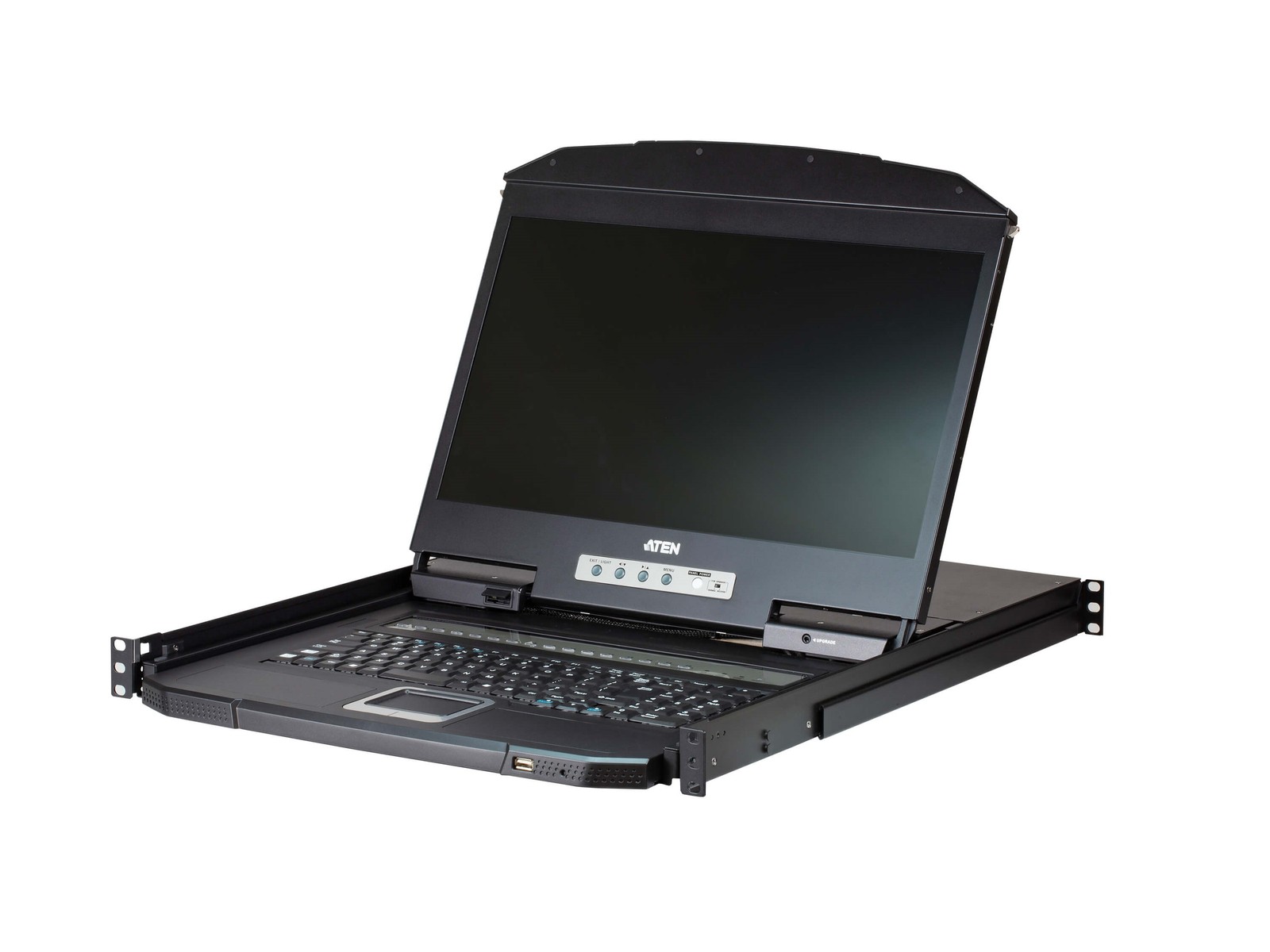 Aten CL3116NX 16-Port PS/2-USB VGA Single Rail WideScreen LCD KVM Switch