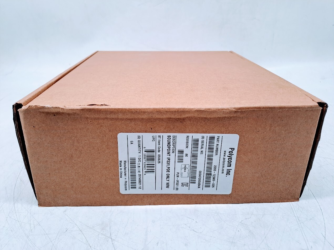 Lot of 10 Polycom 2200-12365-025 IP331 POE Only WW