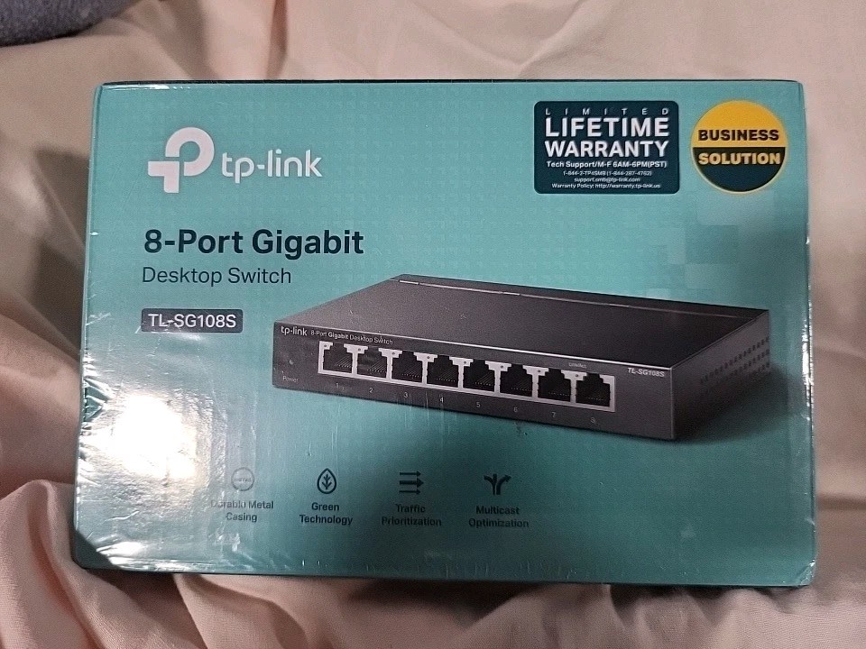 TP-Link TL-SG108 S 8-Port Brand New 