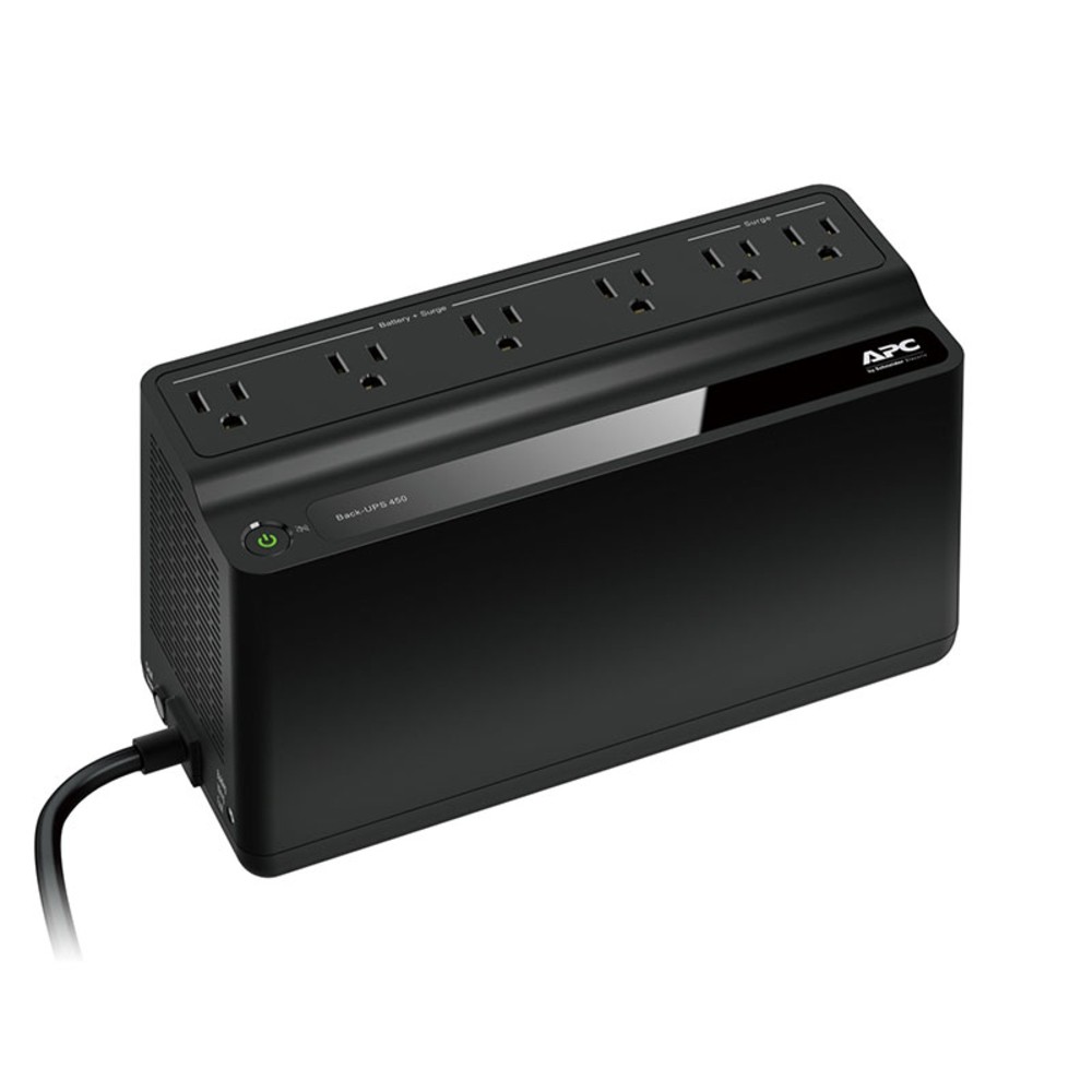 APC BY SCHNEIDER ELECTRIC BN450M Back-Ups Ns 6 Outlet 450Va 120V Retail