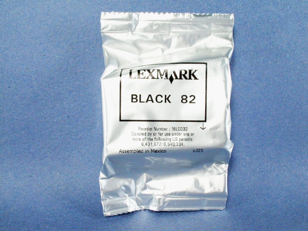 Genuine Lexmark 82 Black Inkjet Cartridge