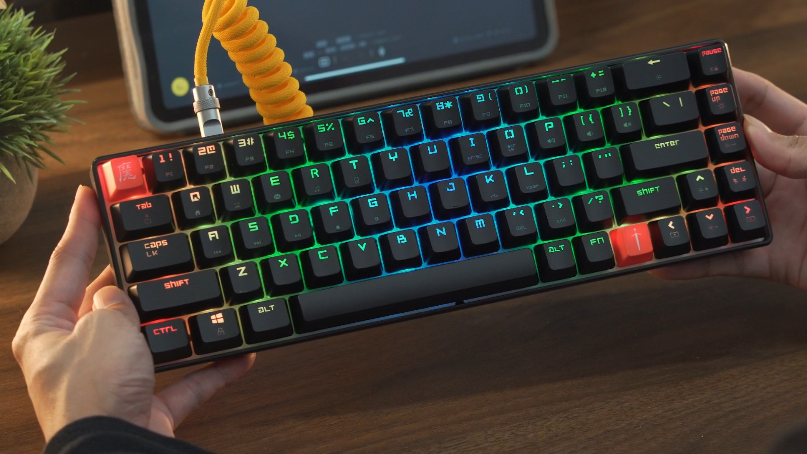 Magic Refiner MK14-68 Keys Gaming Mechanical Keyboard Blue Switches