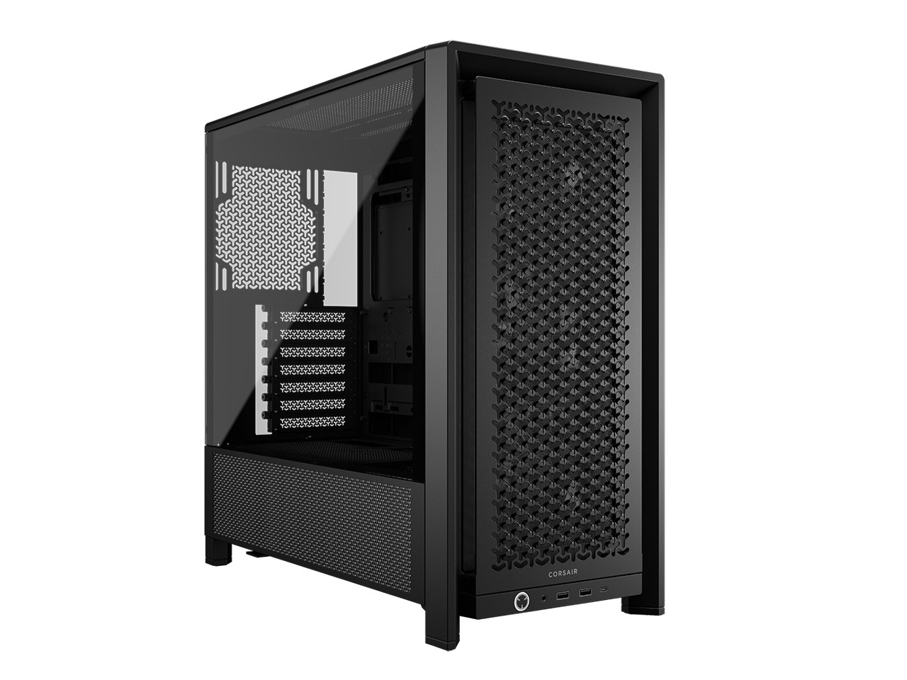 Corsair FRAME 4000D RS Black Steel / Tempered Glass ATX Mid Tower Computer Case