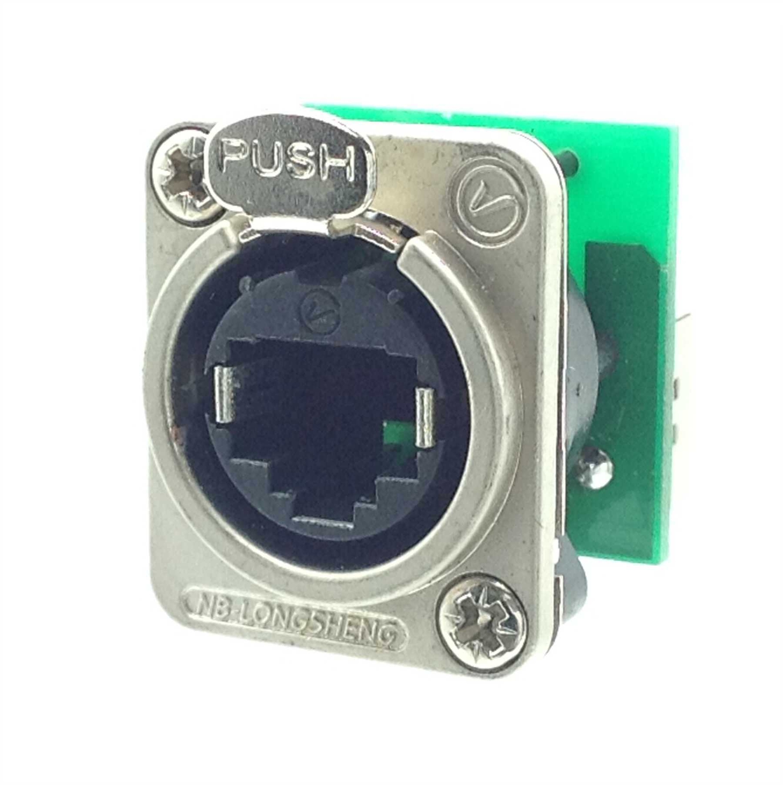 AMERICAN RECORDER Pass Through Ethercon Style CAT6 D Type Chassis Panel Mount