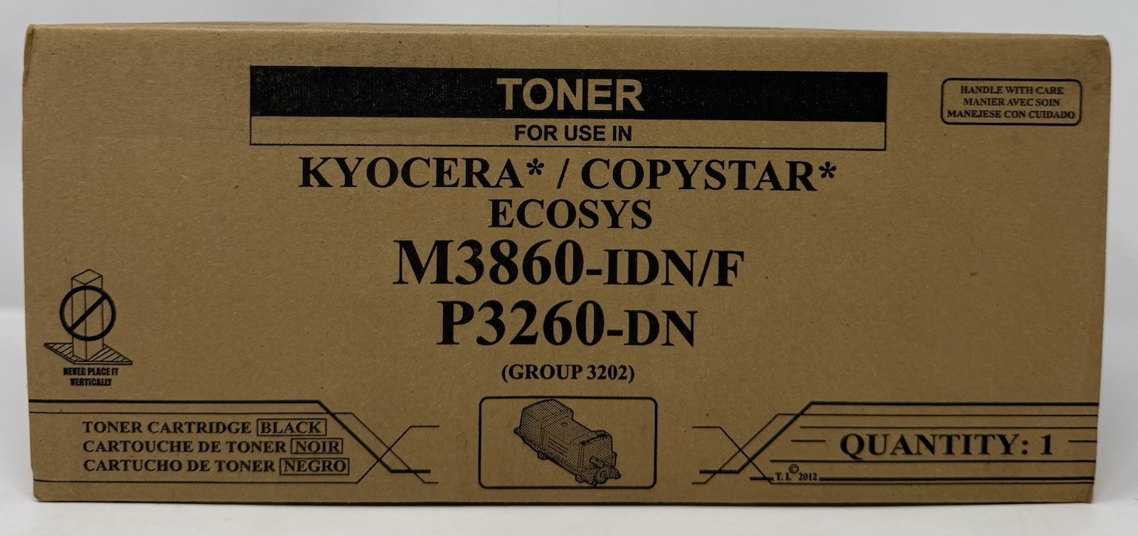 COMPATIBLE BLACK TONER CARTRIDGE FOR KYOCERA ECOSYS M3860IDN P3260DN TK-3202