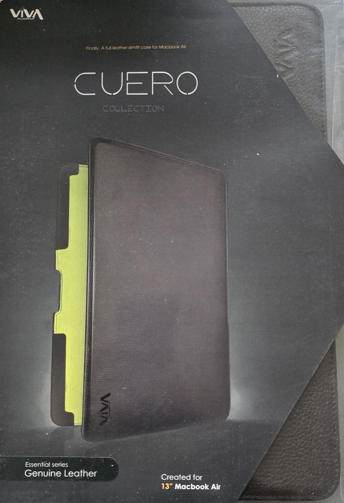 Viva VIVA-MA13CU-LESCMO Madrid Cuero Genuine Leather Sleeve MacBook Air 13"