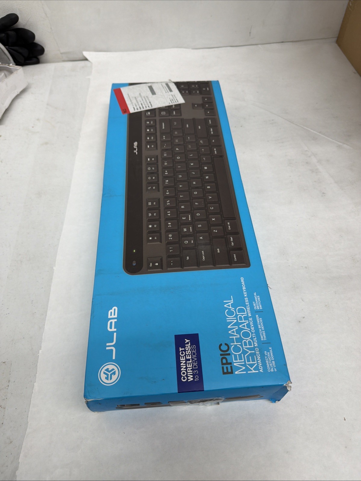 JLab - Epic Mechanical Advanced Multi-device Wireless Keyboard - Black