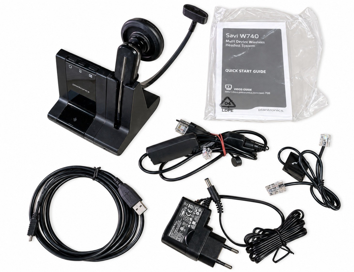 Plantronics Savi W740 Headset incl. Accessories