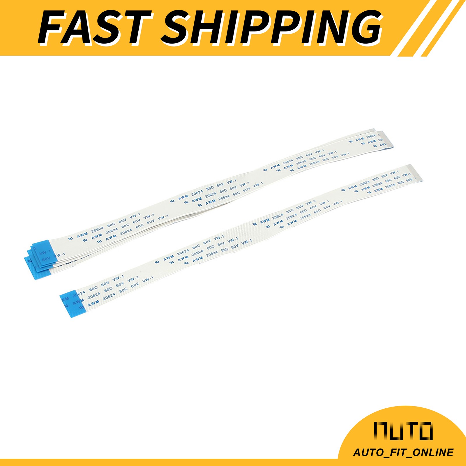 B Type 5 pcs AWM 20624 80C 60V VW-1 24 Pin 200mm FFC Flexible Flat Cable