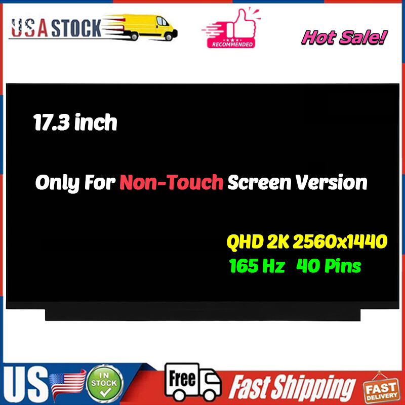 NE173QHM-NY5 NE173QHM-NY4 NE173QHM-NY6 NE173QHM-NYY7 LCD Screen 17.3" QHD 165Hz