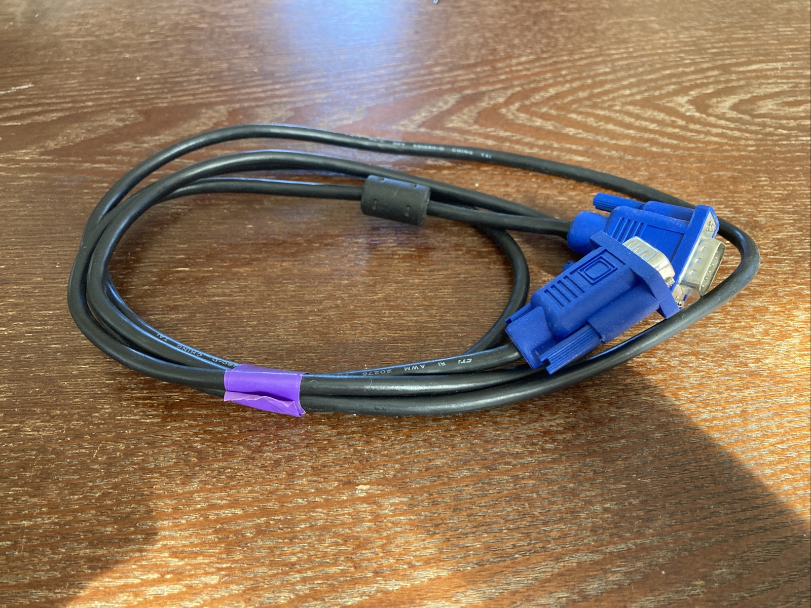 VGA OEM MONITOR CABLE E81280-D CHING TAI AWM 20276 VW-1 30V