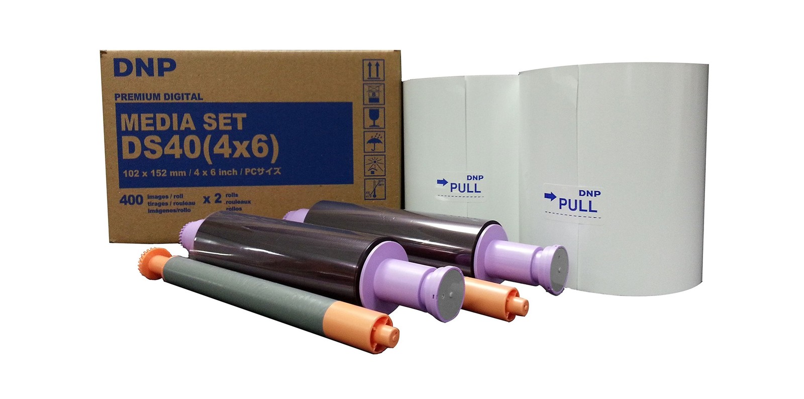 DNP DS40 4" x 6" Dyesub Printer Paper, 800 Glossy Prints